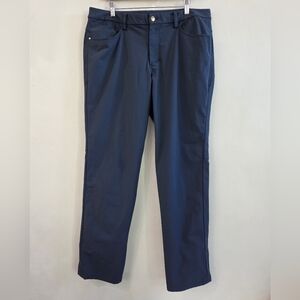 Lululemon ABC Warpstreme Chino Pants Navy Blue LM5335S Size 36X33